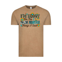 Vintage Coffee i'm sorry for the mean hurtful things i said Vintage Tee - Zillion Design Studio