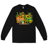 Black hello fall Long Sleeve Tee - CowhideDigitalArt