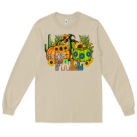 Mushroom hello fall Long Sleeve Tee - CowhideDigitalArt