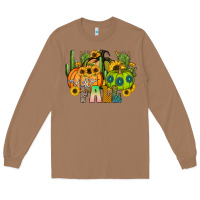 Toasted Coconut hello fall Long Sleeve Tee - CowhideDigitalArt