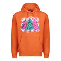 Carrot christmas leopard trees Premium Hoodie - MaliasSmallBusiness
