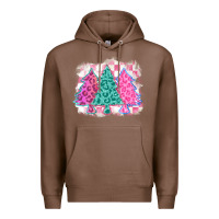 Chestnut christmas leopard trees Premium Hoodie - MaliasSmallBusiness