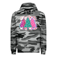 Slate Camo christmas leopard trees Premium Hoodie - MaliasSmallBusiness