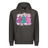 Smoke christmas leopard trees Premium Hoodie - MaliasSmallBusiness