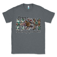 Charcoal Heather being a mom makas my life complete Classic Tee - SublimationCraftShop