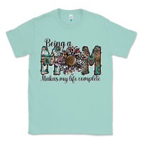 Seafoam being a mom makas my life complete Classic Tee - SublimationCraftShop