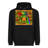 Black st patricks gnomes rainbow Heavyweight Hoodie - Artiststas