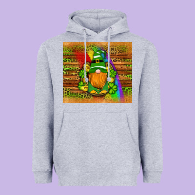 St Patricks Gnomes Rainbow Heavyweight Hoodie Designed By Artiststas