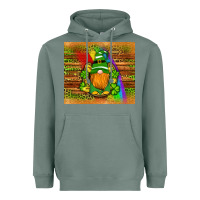 Sage st patricks gnomes rainbow Heavyweight Hoodie - Artiststas
