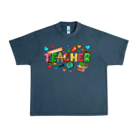 Midnight Navy teacher Urban Heavy Tee - texasbilliewilder