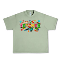 Oil Green teacher Urban Heavy Tee - texasbilliewilder