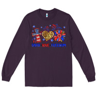 Plum faith love freedom Long Sleeve Tee - Neo Western