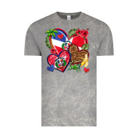Cloud Rock dominican republic  hearts Vintage Tee - texasbilliewilder