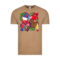 Vintage Coffee dominican republic  hearts Vintage Tee - texasbilliewilder
