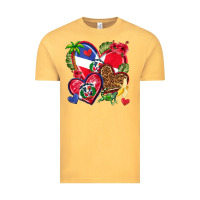Dominican Republic  Hearts Vintage Tee | Teevron