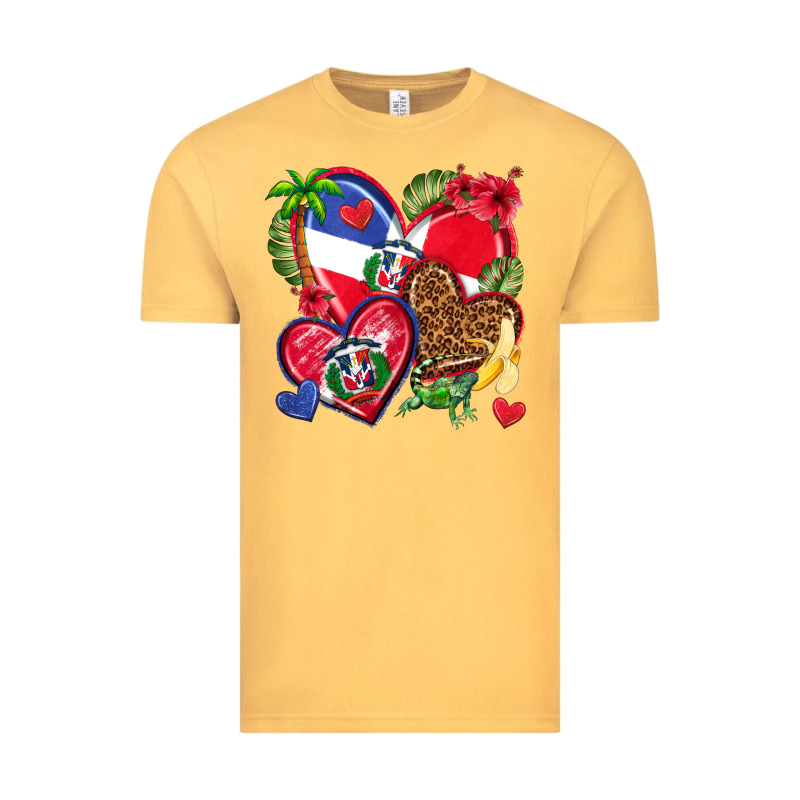 Dominican Republic  Hearts Vintage Tee by texasbilliewilder | Teevron