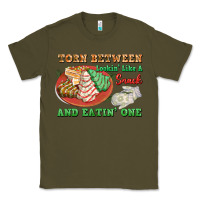 Army Green torn between lookin like a snack and eatin one Classic Tee - FaDigitalArtStudio