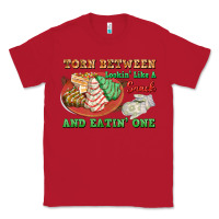Red torn between lookin like a snack and eatin one Classic Tee - FaDigitalArtStudio