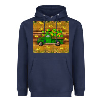 St Patricks Day Truck Heavyweight Hoodie | Teevron