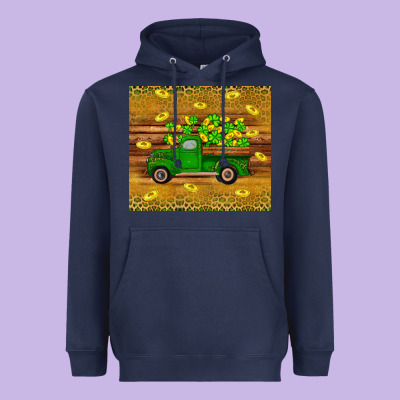 St Patricks Day Truck Heavyweight Hoodie Designed By Artiststas