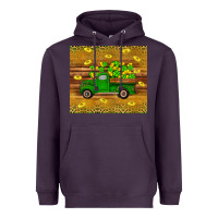 Plum St Patricks day truck Heavyweight Hoodie - Artiststas