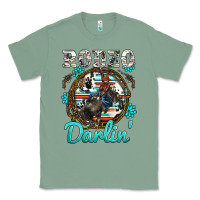 Sage western rodeo darlin' bullfighter serape cowhide turquoise gemstones Classic Tee - BarkalooDesign