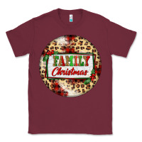 Burgundy Family Christmas Classic Tee - FaDigitalArtStudio