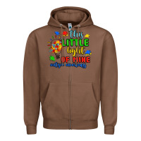 Chestnut this little light of mine autism awareness Zipper Hoodie - JahusDesignShop