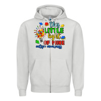 Dove Grey this little light of mine autism awareness Zipper Hoodie - JahusDesignShop