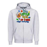 Heather Grey this little light of mine autism awareness Zipper Hoodie - JahusDesignShop