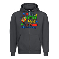 Smoke this little light of mine autism awareness Zipper Hoodie - JahusDesignShop