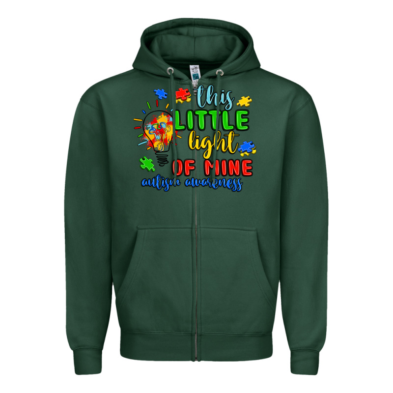 This Little Light Of Mine Autism Awareness Zipper Hoodie by JahusDesignShop | Teevron