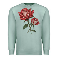 Seafoam love rose grandiflora rose Premium Sweatshirt - LillyAllenDesigns