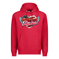 Cardinal American babe Premium Hoodie - NancyCooperArtShop