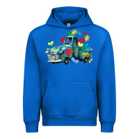 Cobalt autism truck Urban Hoodie - LillyAllenDesigns