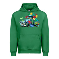 Emerald autism truck Urban Hoodie - LillyAllenDesigns