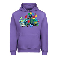 Tulip autism truck Urban Hoodie - LillyAllenDesigns