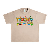 French Oak teacher teach love inspire tbw Urban Heavy Tee - texasbilliewilder
