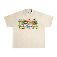 Sandshell teacher teach love inspire tbw Urban Heavy Tee - texasbilliewilder
