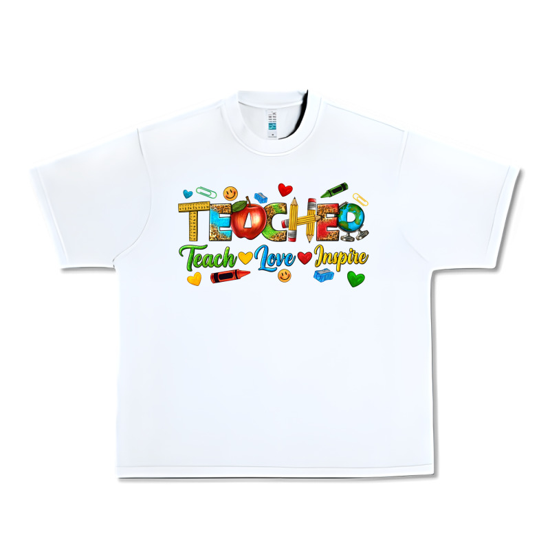 Teacher Teach Love Inspire Tbw Urban Heavy Tee by texasbilliewilder | Teevron