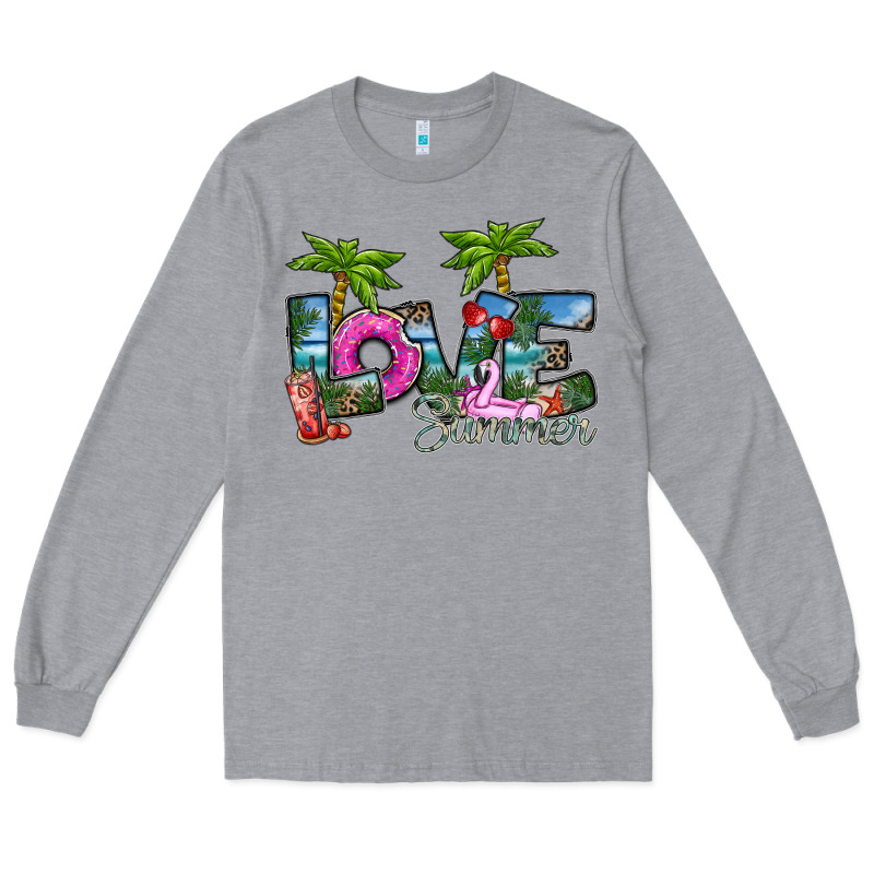 Love Summer Long Sleeve Tee by SublimationCraftShop | Teevron