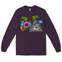 Plum love summer Long Sleeve Tee - SublimationCraftShop