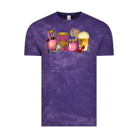 Cloud Purple boss lady coffee cups with money Vintage Tee - texasbilliewilder