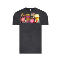 Vintage Black boss lady coffee cups with money Vintage Tee - texasbilliewilder