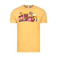 Vintage Mustard boss lady coffee cups with money Vintage Tee - texasbilliewilder
