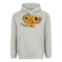 Moon Dust sunflower glitter leather patch Heavyweight Hoodie - AdoDesignShop