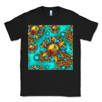 Black western sunset sunflowers seamless pattern Classic Tee - HRA Design Shop