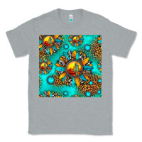 Heather Grey western sunset sunflowers seamless pattern Classic Tee - HRA Design Shop