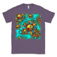 Lavender western sunset sunflowers seamless pattern Classic Tee - HRA Design Shop