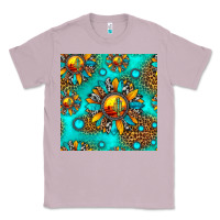 Lilac western sunset sunflowers seamless pattern Classic Tee - HRA Design Shop